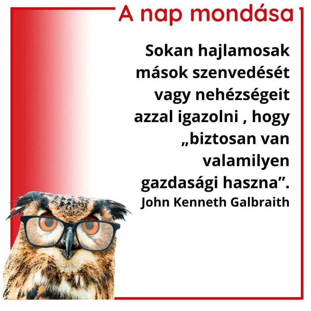 Galbraith idézet